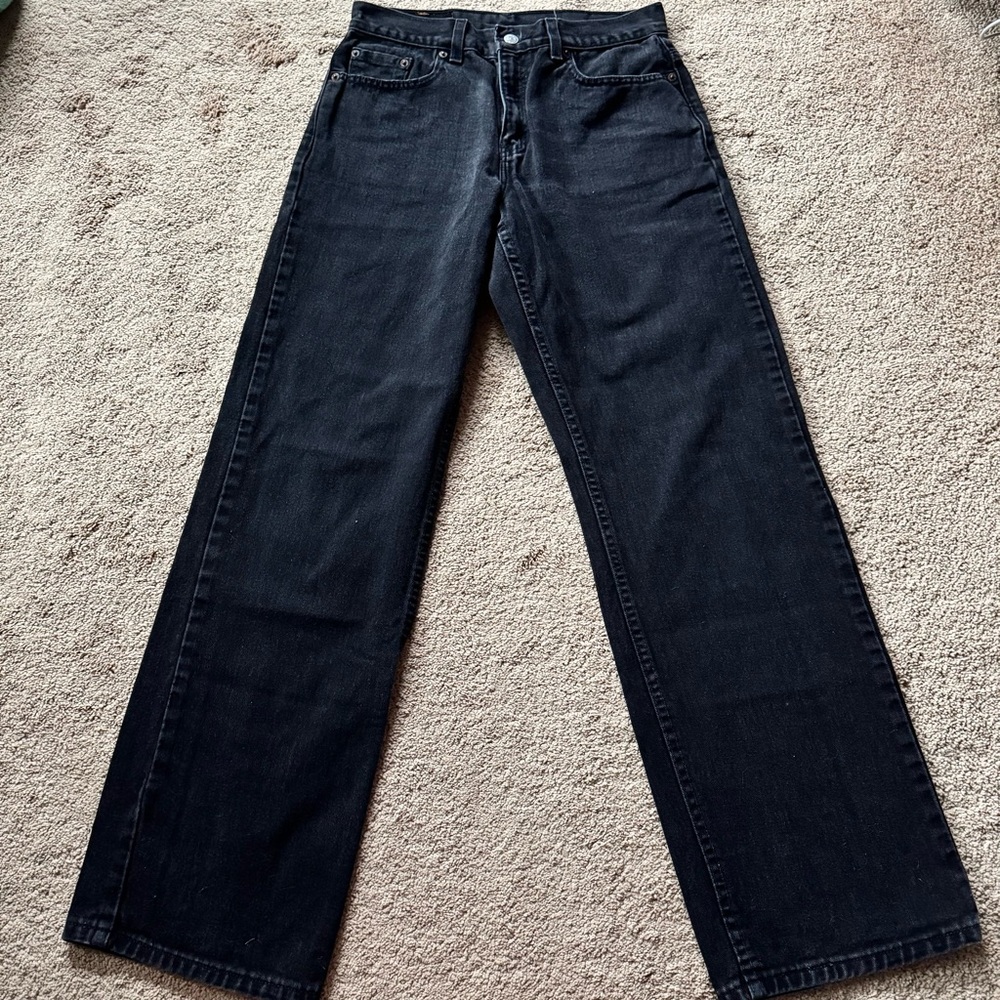 Vintage y2k Levi’s 577 black loose fit jeans Long